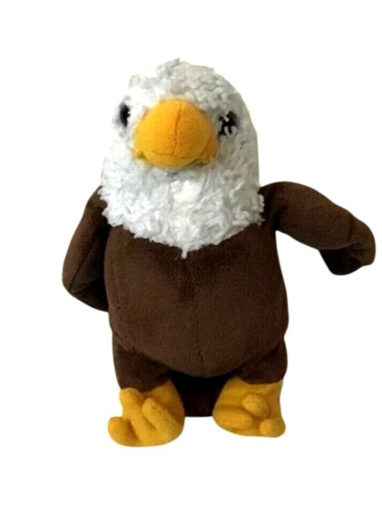 Unipak Bald Eagle Plush Realistic Brown/White 15 EAGLE - BROWN/ WHITE STUFFED ANIMAL